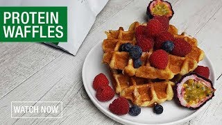 Healthy Protein Waffles [upl. by Gnehs]