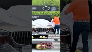 VIP Home Delivery of Dual Tone Maybach S680 in Gujarat  Exclusive Luxury Unveiling [upl. by Mozza]