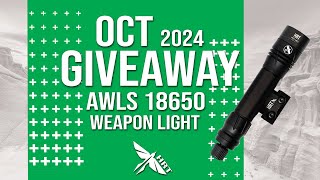 HRT Monthly Giveaway October  AWLS 18650 Weapon Light [upl. by Cerys454]