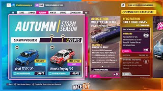 Forza Horizon 5 Autumn Season  Festival Playlist Series 32  FULL GUIDE  Horizon RaceOff Update [upl. by Ielak]