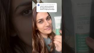 Lactic acid peelDr sheth’s lactic acid peel reviewchemical exfoliationshorts youtubeshorts skin [upl. by Kenji350]