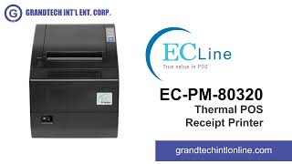 EC LINE ECPM80320 THERMAL POS PRINTER [upl. by Arias]