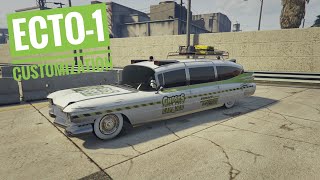 GTA Online Albany Brigham Ecto1 Customization [upl. by Ialocin]