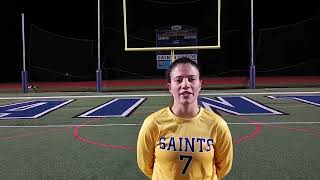 Senior Maria Brixner Recaps Quarterfinal Win vs UmichDearborn [upl. by Dugas301]