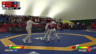 420 Round of 32 Men 68kg MNE O KOMATINA GUA M MIRANDA [upl. by Legin178]