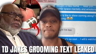 LARRY REID LEAK TD JAKES GROOMING TEXT MESSAGES TO MANASSEH JORDON [upl. by Thorstein854]