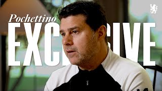 EXCLUSIVE INTERVIEW  Pochettino talks Spurs experience and maturity  Chelsea FC [upl. by Kym]