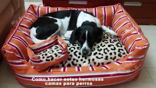 Como hacer una cama para tu mascota ❤️❤️❤️ [upl. by Sardella]