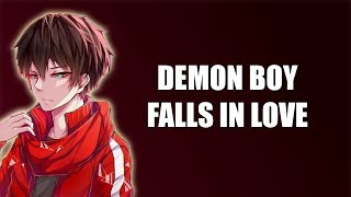 Demon Boy Falls In Love With You  ASMR Roleplay [upl. by Ycram]