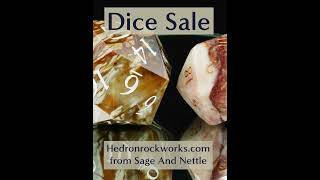 Gemstone D20s from Sage and Nettle [upl. by Catrina946]