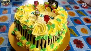 2Kg Icing Cake Icing Cake Recipe In Assamese Zutis Kitchen [upl. by Lipson]