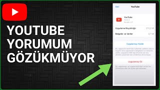 YOUTUBE YORUMUM GÖZÜKMÜYOR [upl. by Capwell361]