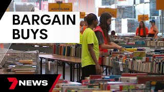 Lifeline Bookfest back bigger than ever  7 News Australia [upl. by Anaidni]