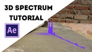 After effects Tutorial  3D Audio spectrum [upl. by Apul]