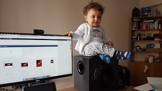 Logitech Z623 Subwoofer’lı Hoparlör Sistemi Kutu Açma [upl. by Nosiaj]