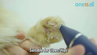 oneisall Paw Trimmer for Small Dogs Quiet [upl. by Elyag288]