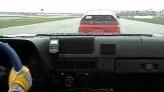 Porsche 944 vs Hondas at CalSpeedway [upl. by Essilevi]