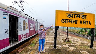 Howrah To Amta Line Local Train Journey Vlog [upl. by Steep564]