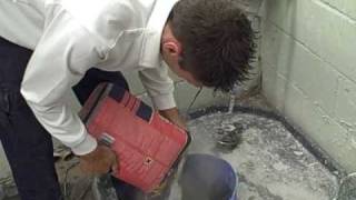 Mixing tile adhesive for slate tiles [upl. by Agneta268]