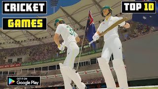 Top 10 Cricket Games For Android  2024 Hindi [upl. by Arinaj150]