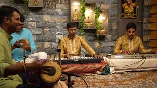 Ramabhakti samrajyaThyagaraja SwamyArjun Sambasivan amp Narayanan Carnatic on Keyboard Keyboardduo [upl. by Anayik]