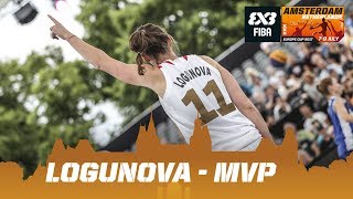 Anastasia Logunova  MVP Mixtape  FIBA 3x3 Europe Cup 2017  3x3 Basketball [upl. by Merriott]