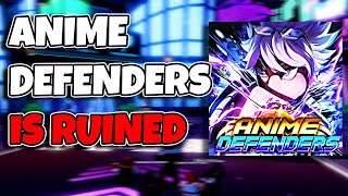 This Update Is Ruining Anime Defenders [upl. by Rihat]