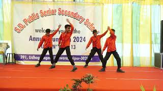 SD PUBLIC SCHOOL ANNUAL FUNCTION 2024 DESI BOYS [upl. by Bathsheba]