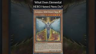 What Does Elemental HERO Honest Neos Do Yugioh Cards Explained for Easy Deck Building [upl. by Yalonda311]