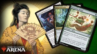 Selesnya Enchantments with Only 5 Rares  Magic Arena Standard [upl. by Nhguaval]