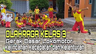 Olahraga Kelas 3 Gerak Dasar Lokomotor [upl. by Rekyr]