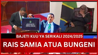 🔴LIVE RAIS SAMIA ATUA BUNGENI KUSIKILIZA BAJETI KUU YA SERIKALI 20242025 MUDA HUU BUNGENI [upl. by Enatan]