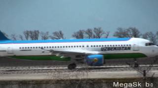 Uzbekistan Airways Airbus A320214 UK32019 take off at UKFF [upl. by Hutchins]