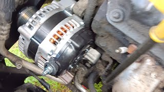 how to replace alternator on a 2003 chrysler town and country [upl. by Saberhagen329]