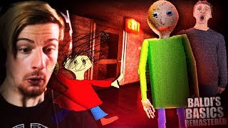 BALDI GOT REMASTERED AND WE HAVE TO ESCAPE NOW  Baldis Unreal Basics ENDING [upl. by Aicercul]