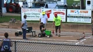 Kids pedal tractor pull competition at Indiana County Fair [upl. by Mosier]