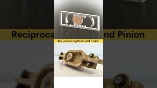 Reciprocating Rack and Pinion Mechanism 3danimation cad mechanical mechanism solidworks 3d [upl. by Aihsema909]