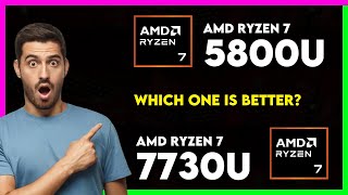 AMD Ryzen 7 5800U vs AMD Ryzen 7 7730U Comparison [upl. by Alletse32]