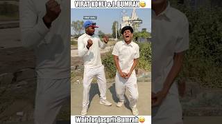 Virat Kohli and Jasprit bumrah on fire😁 shorts cricket enemy [upl. by Kery456]