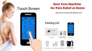 Best Tens Machine for Back pain India 2020  How to Use Pocket Tens Machine [upl. by Assenna308]