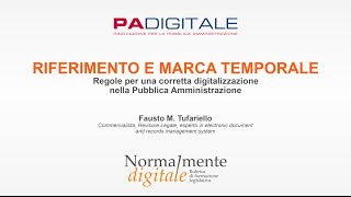 Normalmente Digitale  Cap 3  Riferimento e marca temporale [upl. by Artemis972]