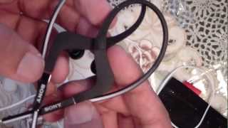 Sony XBAS65 Sport Headphone Unboxing [upl. by Shelley345]