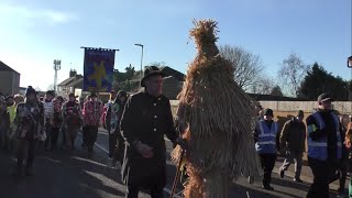 Whittlesea Straw Bear Festival 2024  Procession [upl. by Nitsew843]