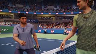 Alexander Zverev vs Carlos Alcaraz very hard Match at the Shanghai Masters 2024 [upl. by Niall]