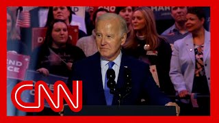 Watch Biden react to hecklers repeated interruptions during speech [upl. by Arianne341]