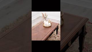 Solid wood coffee table refinishing diy antiquefurniture furnitureflip makeover homedecor [upl. by Nishi]