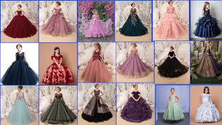 KIDS BARANDED PARTY WEAR GOWNS  Stylish Gown Frock Design  Most Attractive Party Wear Gowns [upl. by Shaum]