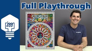 Sagrada Full Playthrough  JonGetsGames [upl. by Letnuahc785]