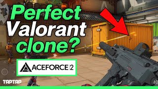 Ace Force 2 Gameplay Review  Perfect Valorant Mobile Experience [upl. by Brackett]