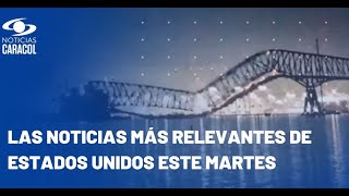 Caída de puente en Baltimore Estados Unidos y ley para restringir uso de redes sociales [upl. by Grantham327]